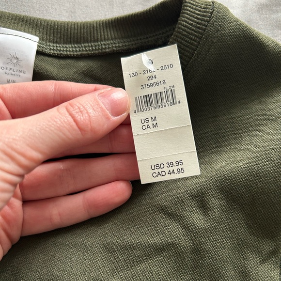 Aerie Offline Long Sleeve Cropped Top - Picture 3 of 8